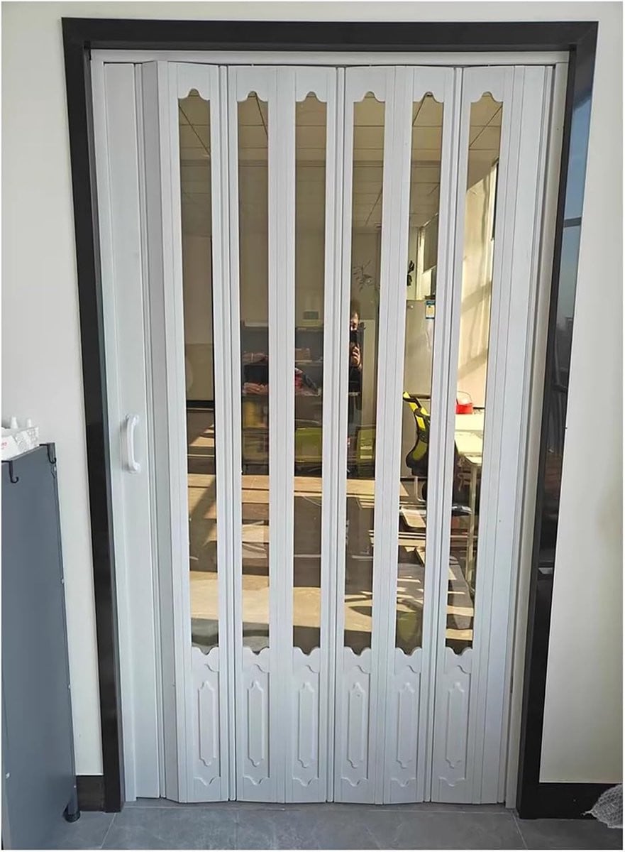 Extra Hoge PVC Vouwdeur voor Binnen - Op Maat Gemaakte Kamerverdeler