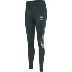 hummel, Damen, Tights, Paris High Waist Tights (XS), Grün