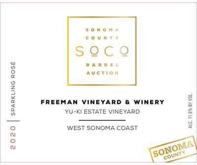 """Freeman Effervescence Cuvee (Sonoma Barrel Auction) 2020 Champagne - California"""