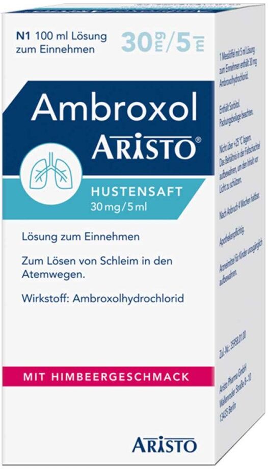 Ambroxol Aristo Hustensaft 30mg/5ml 100ml