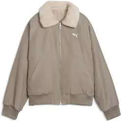 Puma, Damen, Laufjacke, Reversible Blouson High Loft Lining Jacket W (XL), Beige, XL