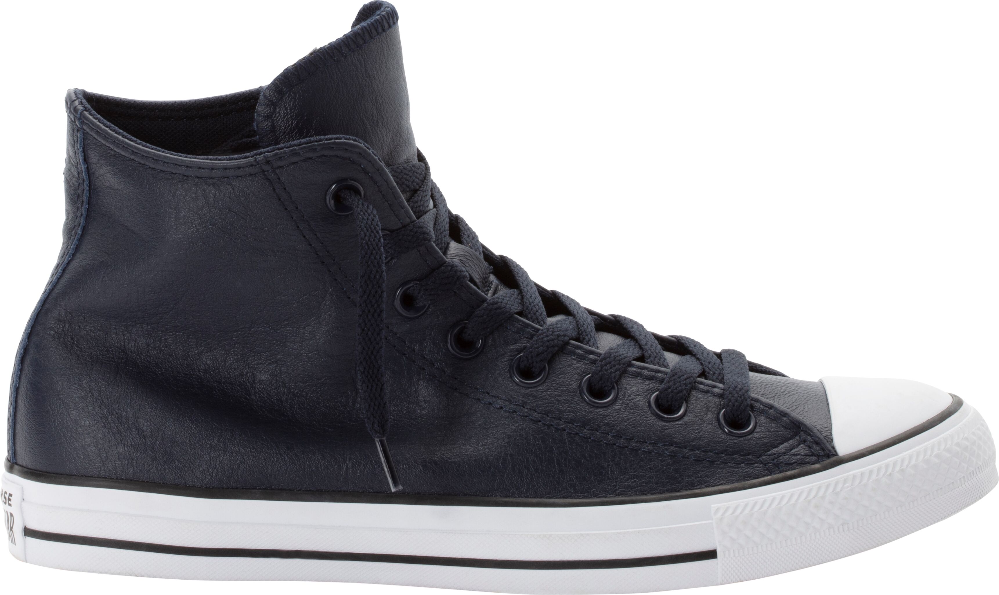 Sneaker CONVERSE "CHUCK TAYLOR ALL STAR LEATHER", Herren, Gr. 42, blau (obsidian, obsidian, slacker blau), Leder, Schuhe Sneaker obsidian, obsidian, slacker blau 42