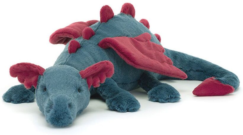 Jellycat Dexter Dragon - Huge (19cm x 20cm x 66cm)
