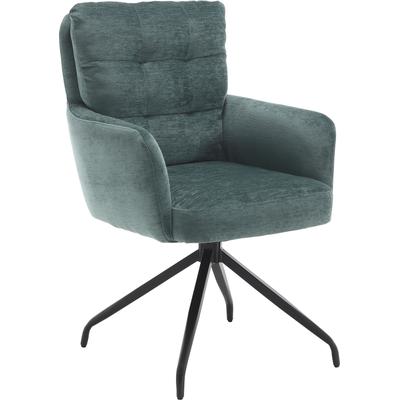 Esszimmerstuhl HOME AFFAIRE "Sant Tropez", grün (grün, schwarz, grün), B:60cm H:92cm T:67cm, Stühle, Esszimmerstuhl