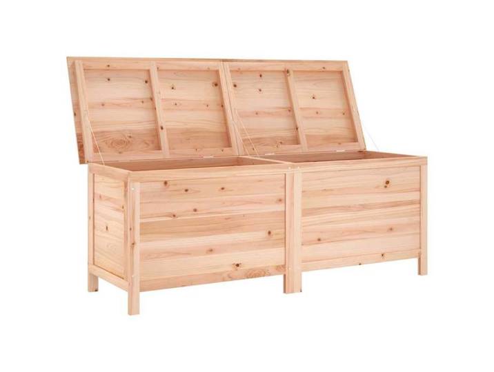 （SOLDES DEC)Boîte de rangement de jardin 150x50x56 5 cm bois massif sapin - Coffre/Boîte de rangement spacieux FR_6980045