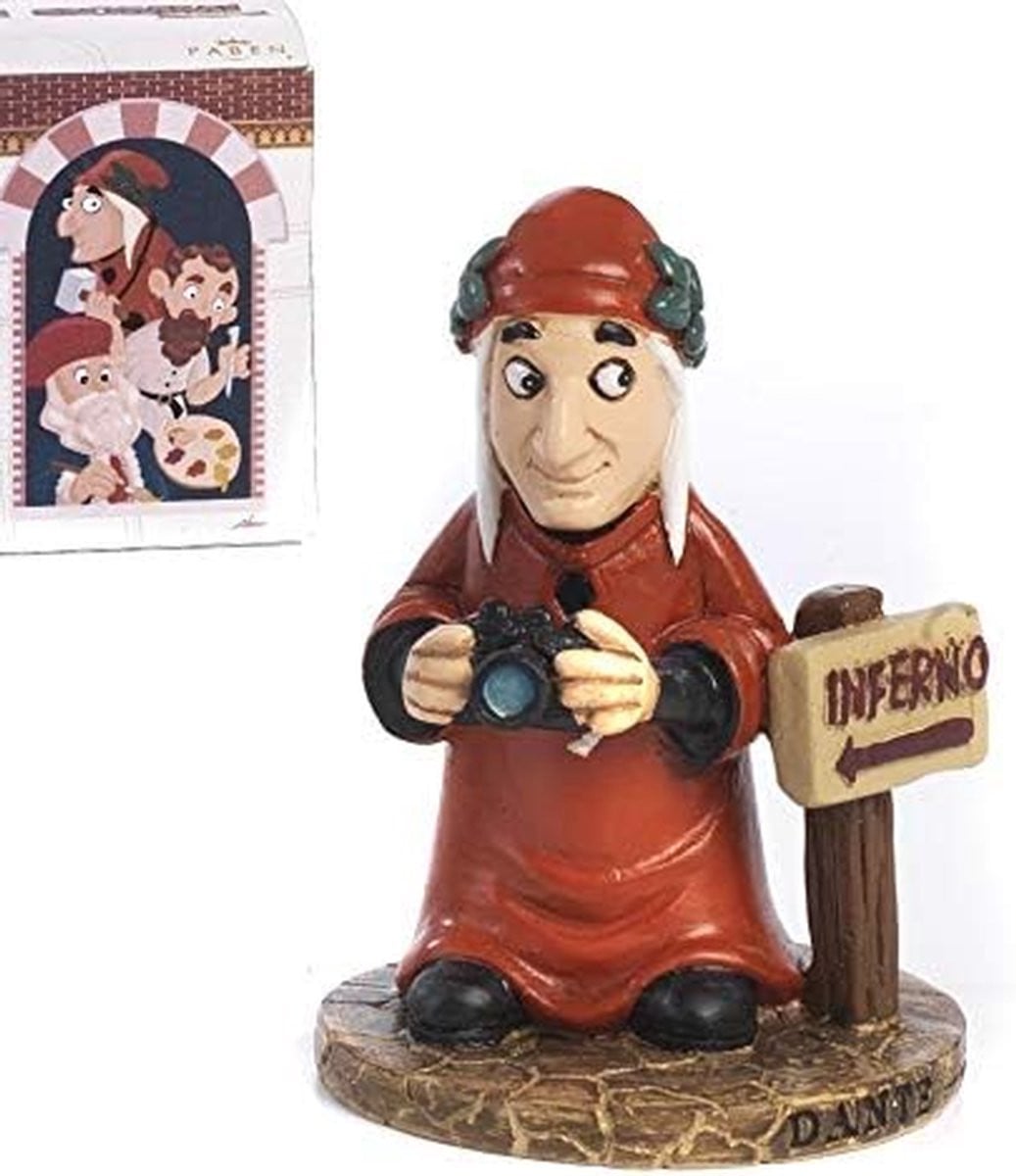 Gedetailleerd Hars Beeldje Miniatuur voor Decoratie, Hoogte: 8,2 cm
