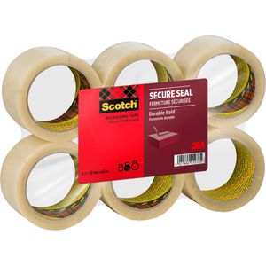 Scotch Packband HV5066FT, PP, transparent, 50mm x 66m, leise abrollbar, 6 Rollen