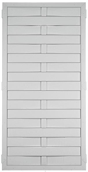 TETZNERJENT LIGHTLINE KS-Lamellenzaun 90 x 180 cm 08428743