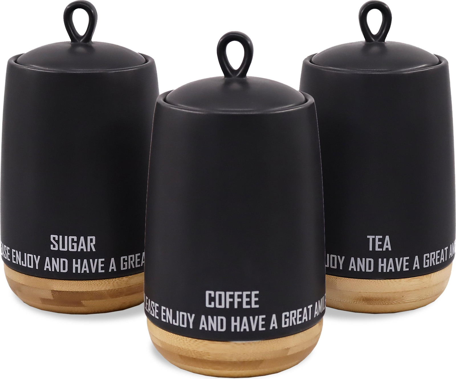 Maestro Set van 3 containers voor koffie, thee en suiker MR2002903CSXXA