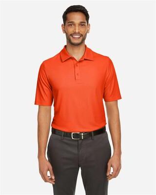 CORE365 CE112 Men's Fusion ChromaSoft Pique Polo Shirt in Campus Orange size 2XL   Polyester
