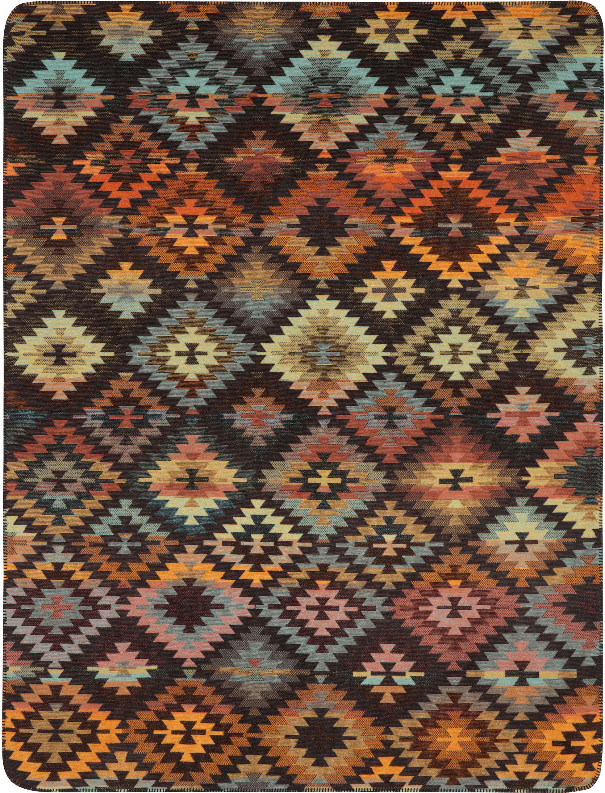 Wohndecke BIEDERLACK "Nomad", bunt, B:150cm L:200cm, Kaschmir, Wolle, Wohndecken, Wohndecke, mit geketteltem Zierstich, Kuscheldecke bunt B/L: 150cm x 200cm