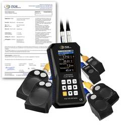 PCE Instruments Ultraschall-Durchflussmessgerät PCE-TDS 200 SML-ICA inkl. Durchflusssensoren & ISO-Kalibrierzertifikat