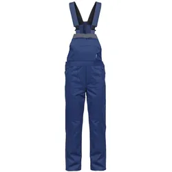 Arbeitslatzhose Marineblau Größe 50 Polyester / Baumwolle 7 Taschen Verstellbare Schultergurte VITO