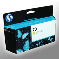 HP Tinte C9454A 70 yellow