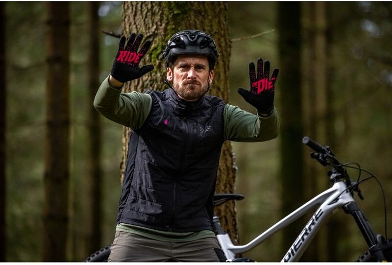 Muc-Off Mtb Ride Helfinger-Cykelhandsker – Grå, Størrelse S - S