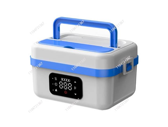 Boîte à déjeuner isolée chauffante rechargeable, aucun remplissage d'eau, aucun plug-in requis, boîte à bento