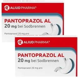 PANTOPRAZOL AL 20 mg Doppelpack 2X14 St