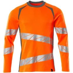 Warnschutz Langarmshirt "ACCELERATE SAFE" UV-Schutz - 3XL - orange/dunkelanthrazit