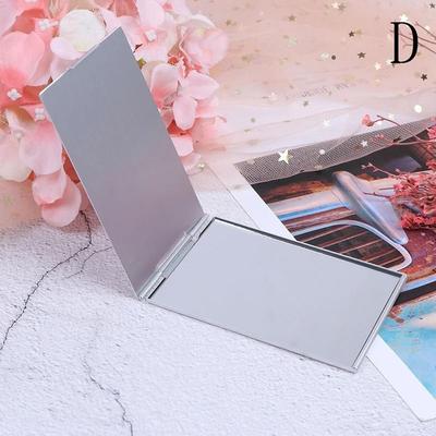 Uplift Picks Portable Stainless Steel Pocket Mirror Folding Compact Makeup Travel Beauty Mirror 98x68mm
