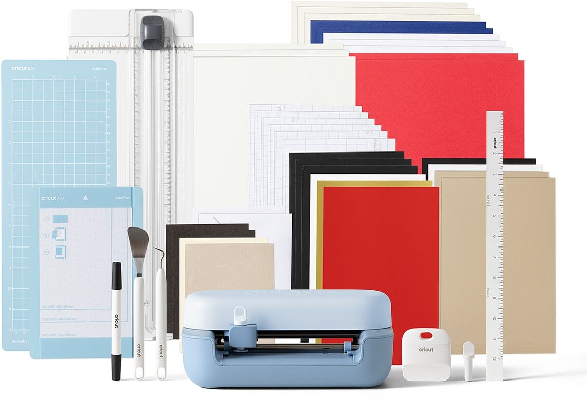 Cricut Máquina de corte inteligente Joy 2 Pack Esencial. Azul