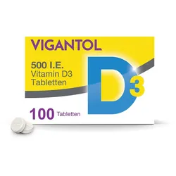 VIGANTOL 500 I.E. Vitamin D3 Tabletten 100 St