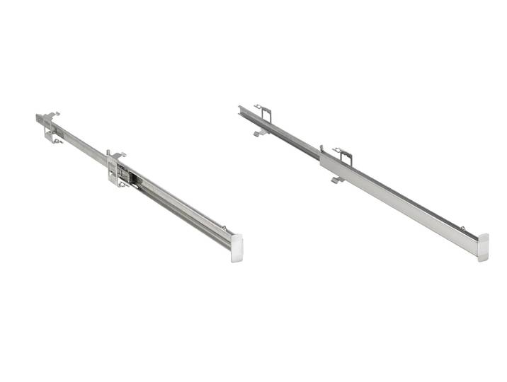 GORENJE Teleskop-Teilauszug Teleskop höhenverstellbar , silber (weiß, neutral), Teleskopauszüge, passend für alle Gorenje Herde, Backöfen und Standherde, Teleskop-Teilauszug