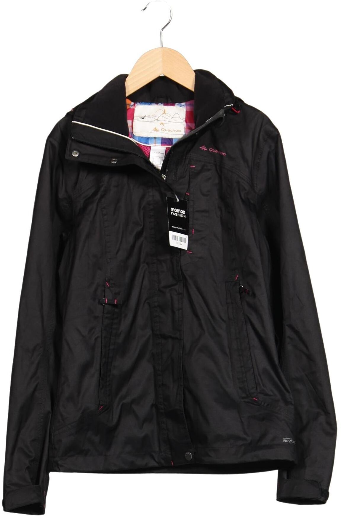 quechua Damen Jacke, Schwarz, Gr. XS, Synthetik - Second Hand