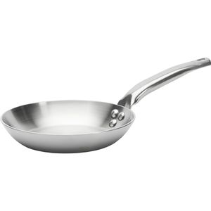 deBuyer Pfanne Alchimy 10-360420, Ø 20 cm, induktionsgeeignet, Edelstahl