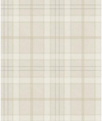 Seabrook Designs Tailor Plaid Pre-Pasted Wallpaper