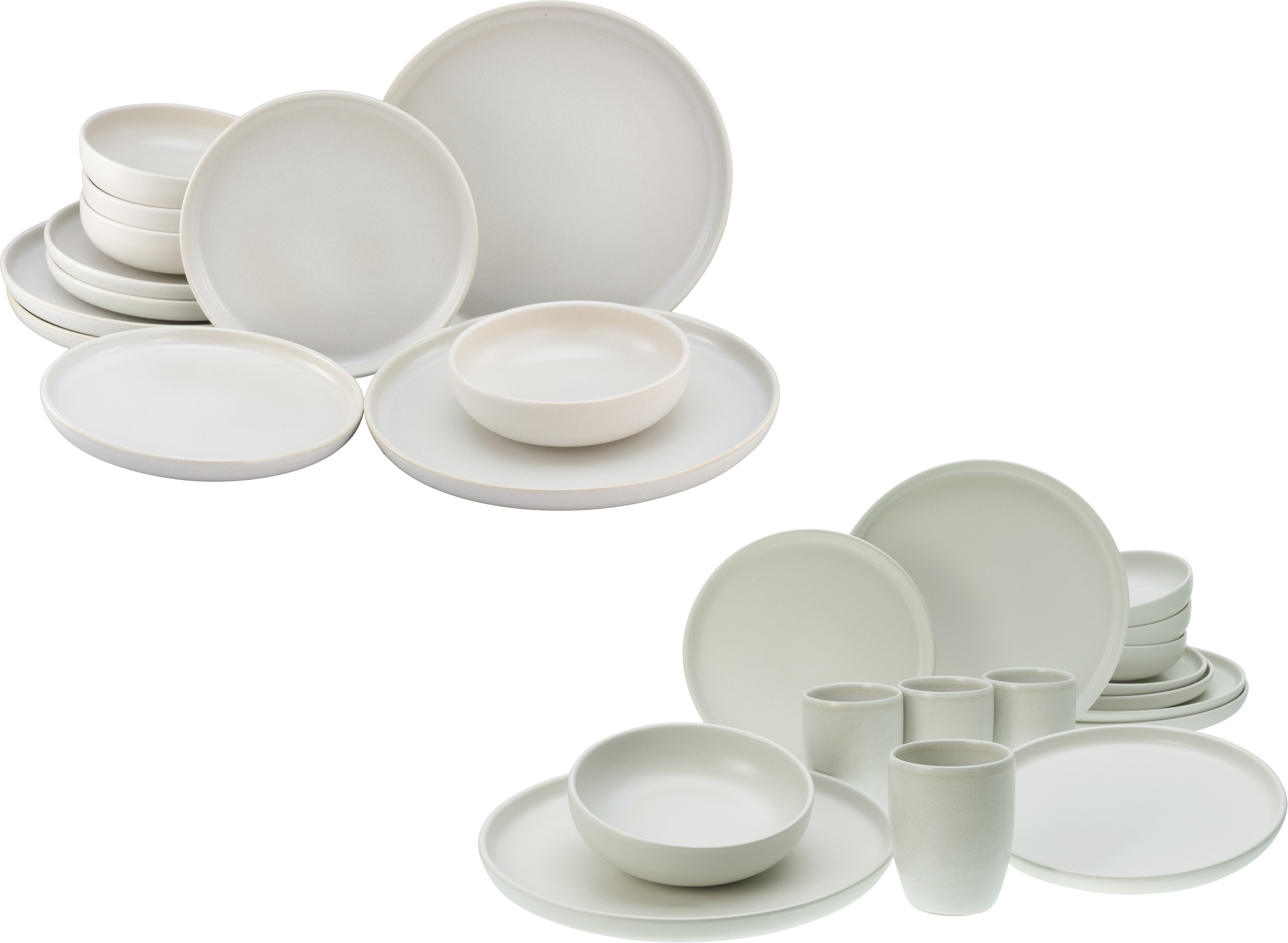 CREATABLE Geschirrset »Uno offwhite«