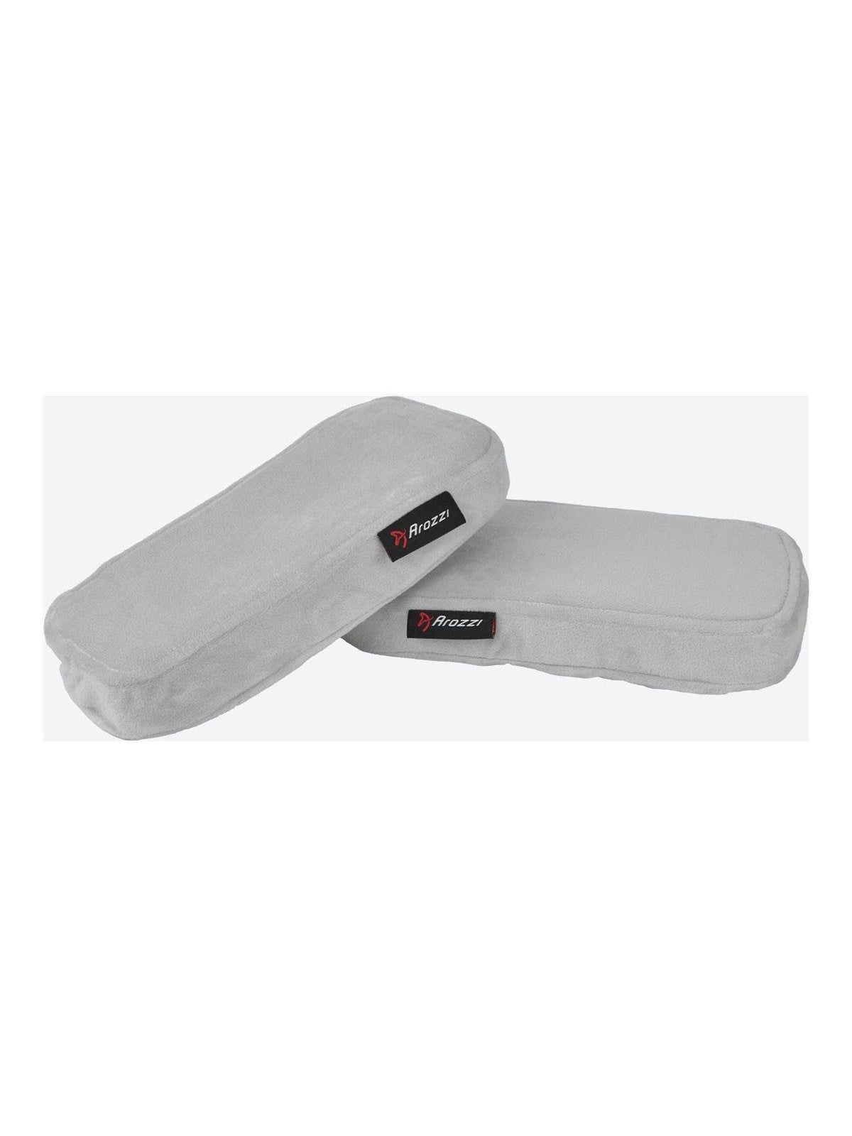 Arozzi Memory Foam Armrest Pads - Grey (pack of 2)