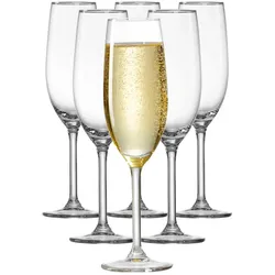 SEKTGLÄSER Vio transparent 210 ml 6er Set
