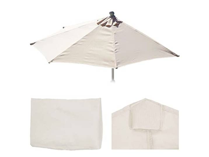 Mendler Toile de Rechange pour Parasol Semi-Circulaire Parla 270cm crème