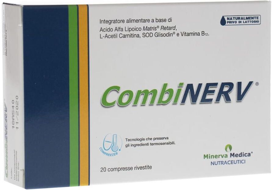MINERVA MEDICA Srl CombiNERV, 20 Compresse