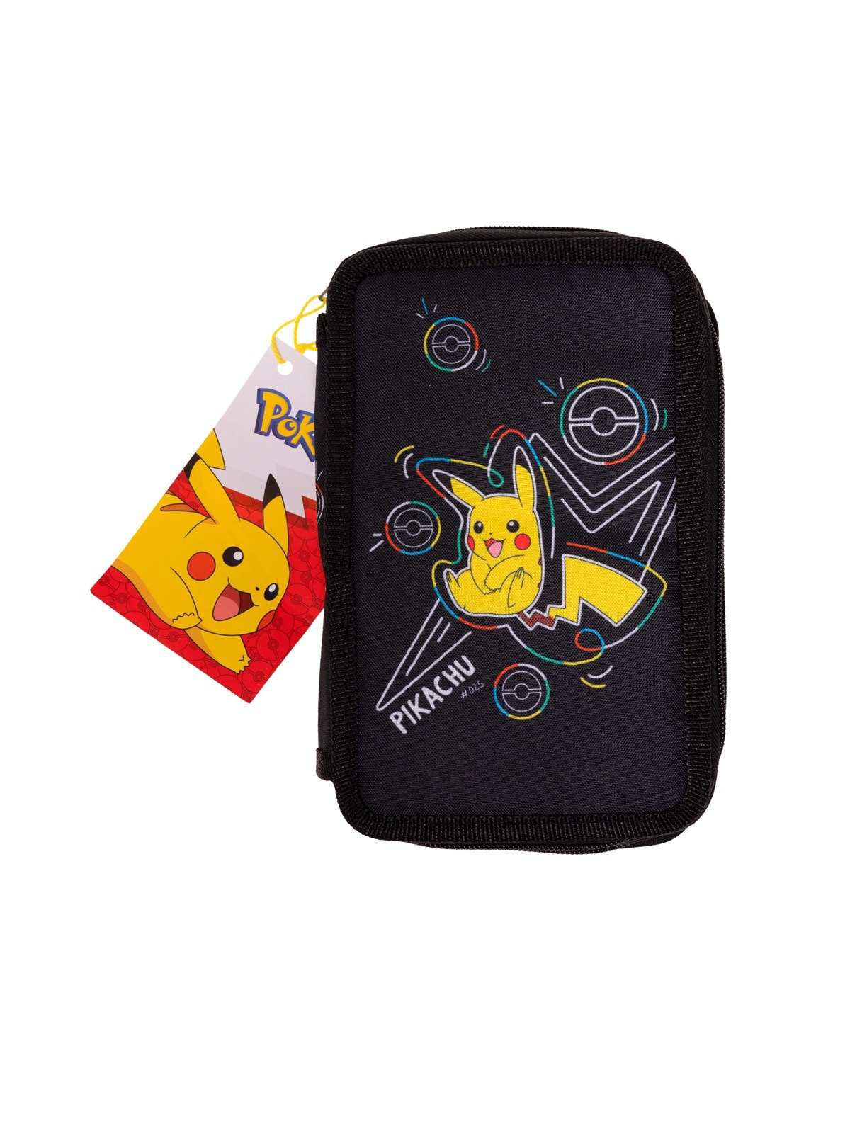 Pokemon POKÉMON NEON 2-compartment filled pencil case 300D polyester 19.5 x 12.5 x 5 cm