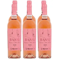 Mtevani BAASI Rosé 12,5 % vol 6 x 0,75 Liter