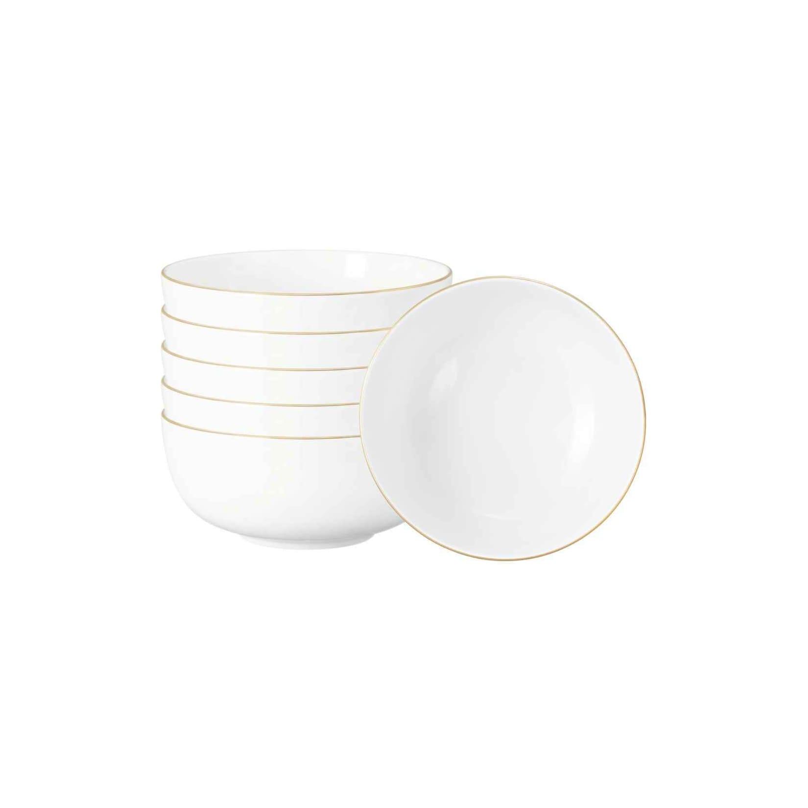 Seltmann Weiden Müslischalen Liberty Goldrand ø 15 cm 6er Set