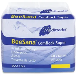 Meditrade® Einweg-Betteinlagen BeeSana® Comflock Super, weiß 1-lagig