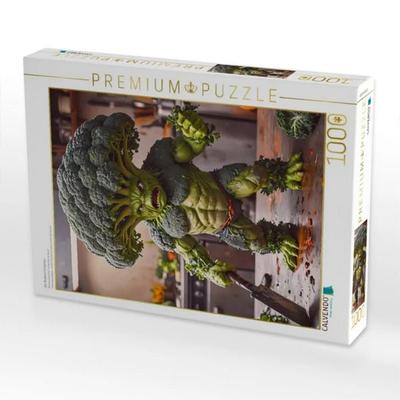 CALVENDO Puzzle Der Brokkoli Schlächter | 1000 Teile Lege-Größe 64x48cm Foto-Puzzle für glückliche Stunden