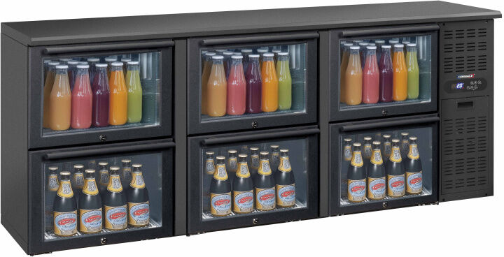 Casselin Back Bar 3 x 2 Cassetti Vetro