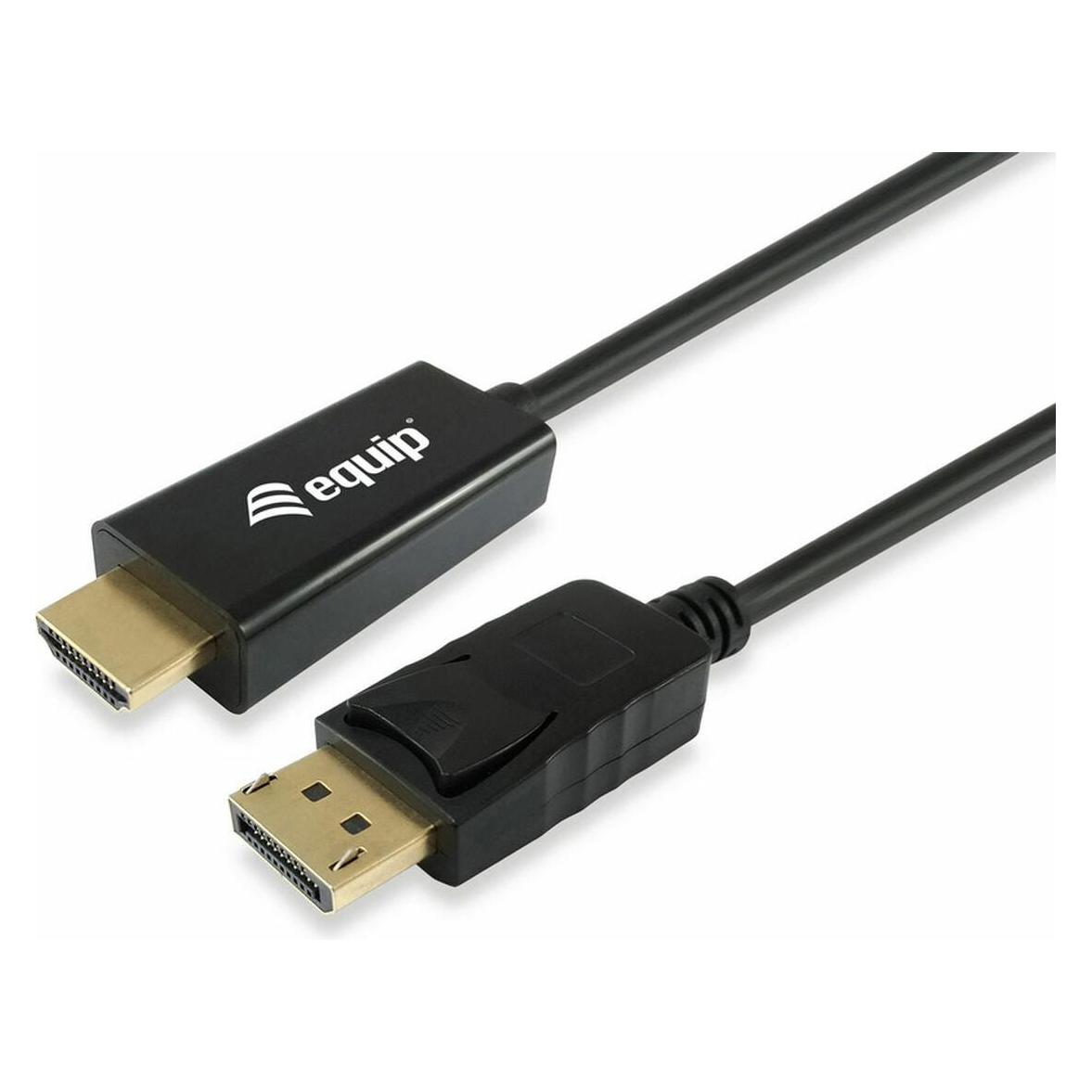 equip Displayport Adapter HDMI St/St 5.0m 4K/30Hz schwarz (DisplayPort, HDMI) (119392)