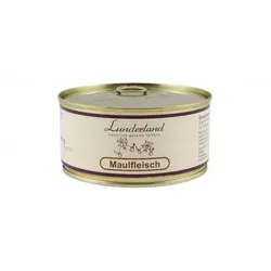 Lunderland Dose 300g Hundenassfutter 6 x 300 Gramm Maulfleisch
