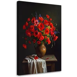 LEINWANDBILD Blumen 20x30cm
