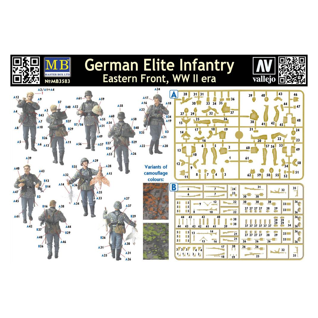 Master Box German Elite infantry,Eastern Front WWII (MB3583)
