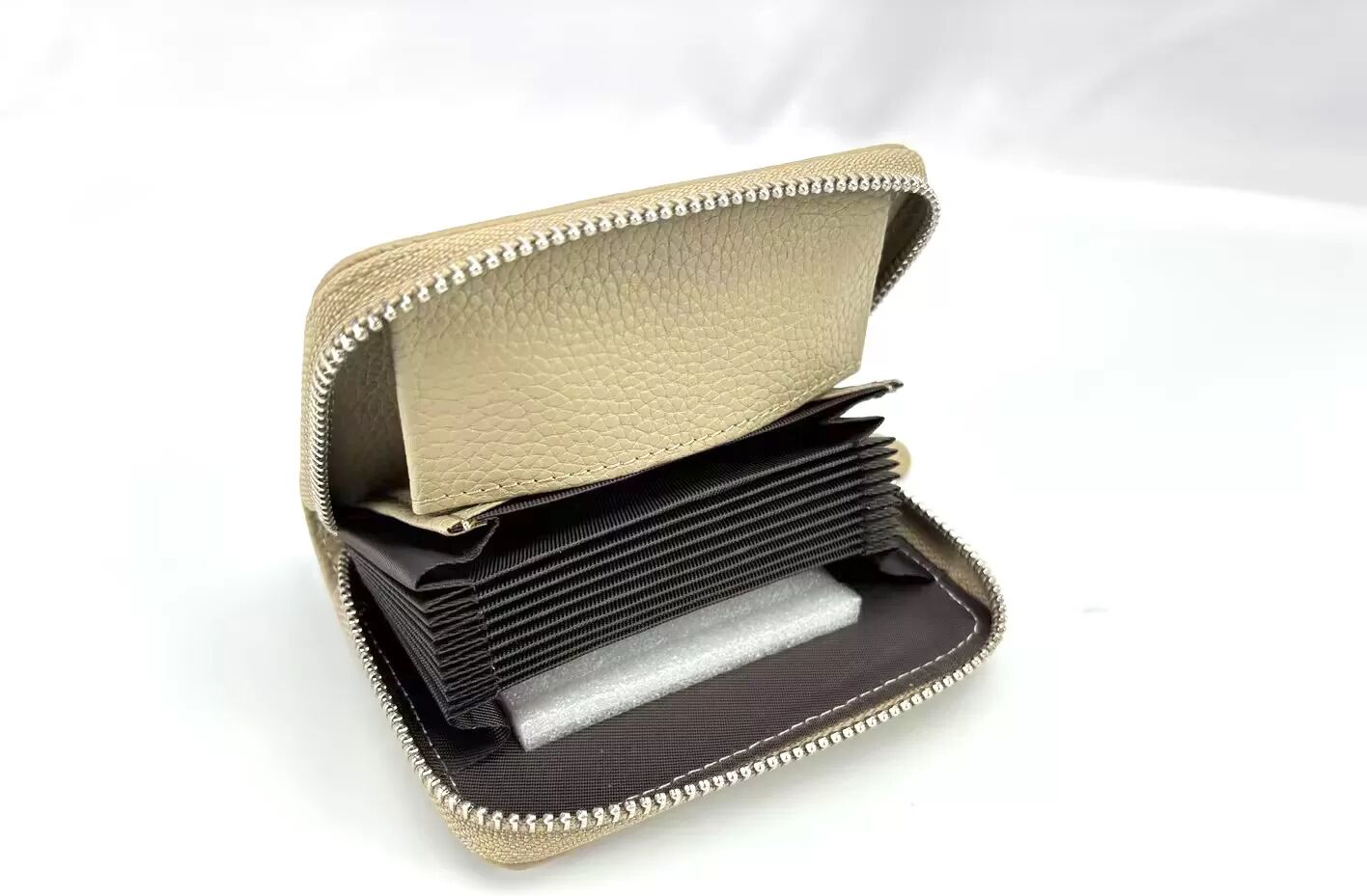 INF Porte-cartes en cuir, portefeuille bloquant les RFID