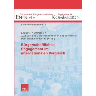 Bürgerschaftliches Engagement im internationalen Vergleich, Taschenbuch von , VS Verlag für Sozialwissenschaften, 978-3-8100-3642-1