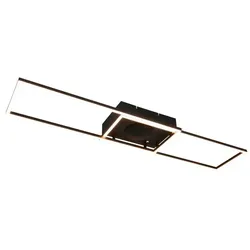 DesignLive Deckenleuchte Benito Metall Schwarz 100 cm