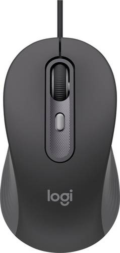 Logitech 910-007511 Maus Kabelgebunden Optisch Graphit 4 Tasten
