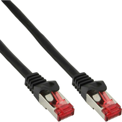 InLine Cat6 S/FTP Ethernet LAN patchkabel, 30 meter, zwart