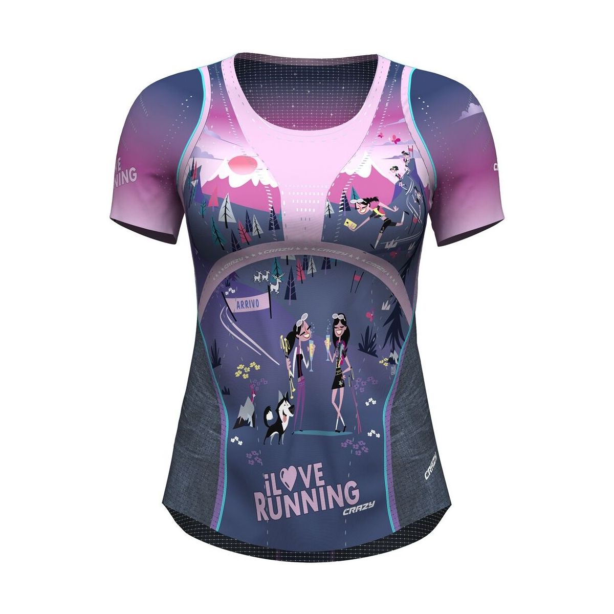 Crazy Shirt Voltage i love running (X193) M S26095136D-00 X193 M